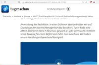 Korrektur Tagesschaut